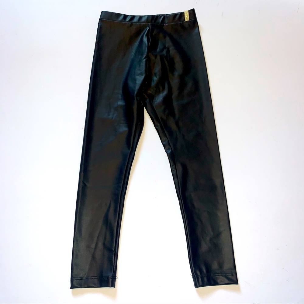 Zara Girls Faux Leather Leggings New without tag.